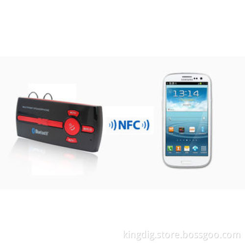 New Design Sun Visor Bluetooth Handsfree Car Kit with Li-polymer Battery, Mute Function